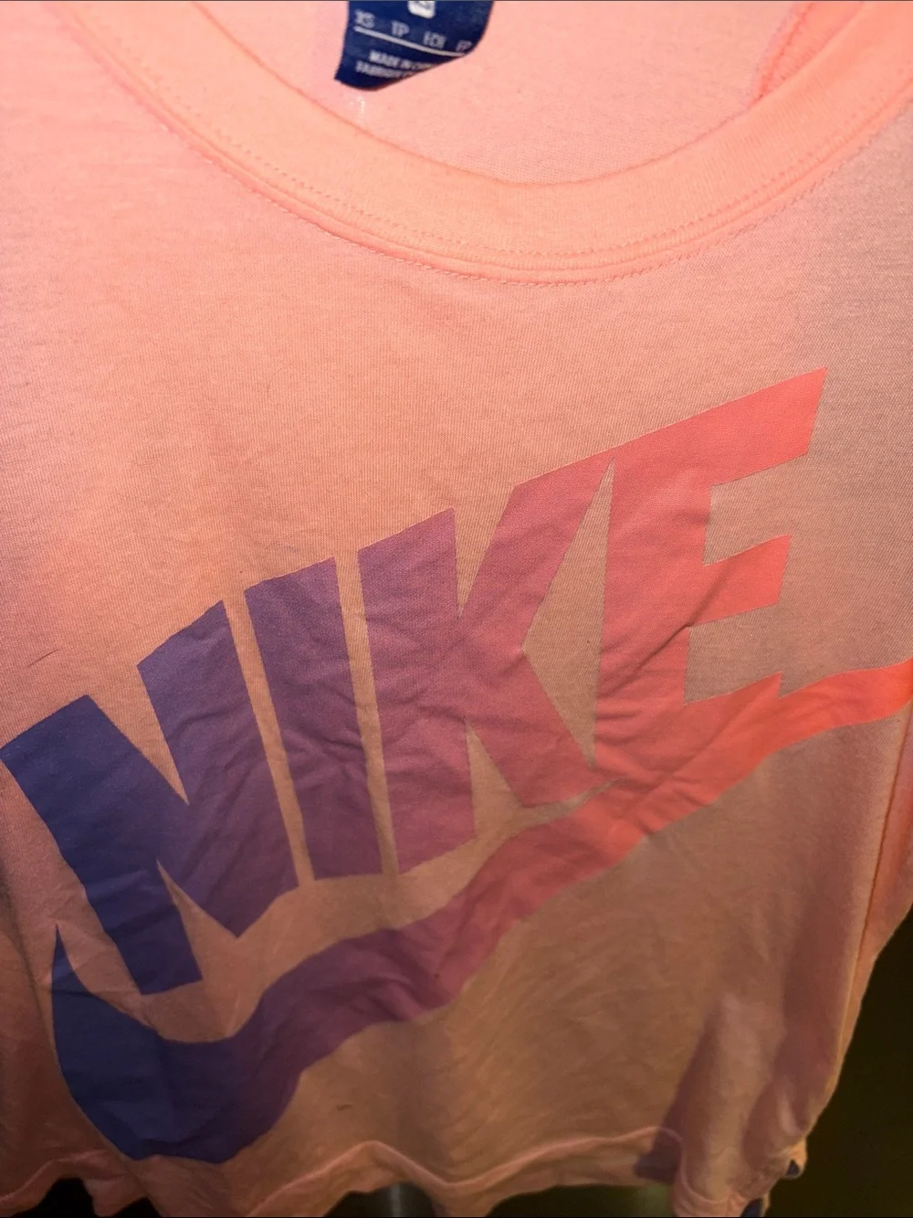 NIKE Peach Gradient Tank Top 💖💜